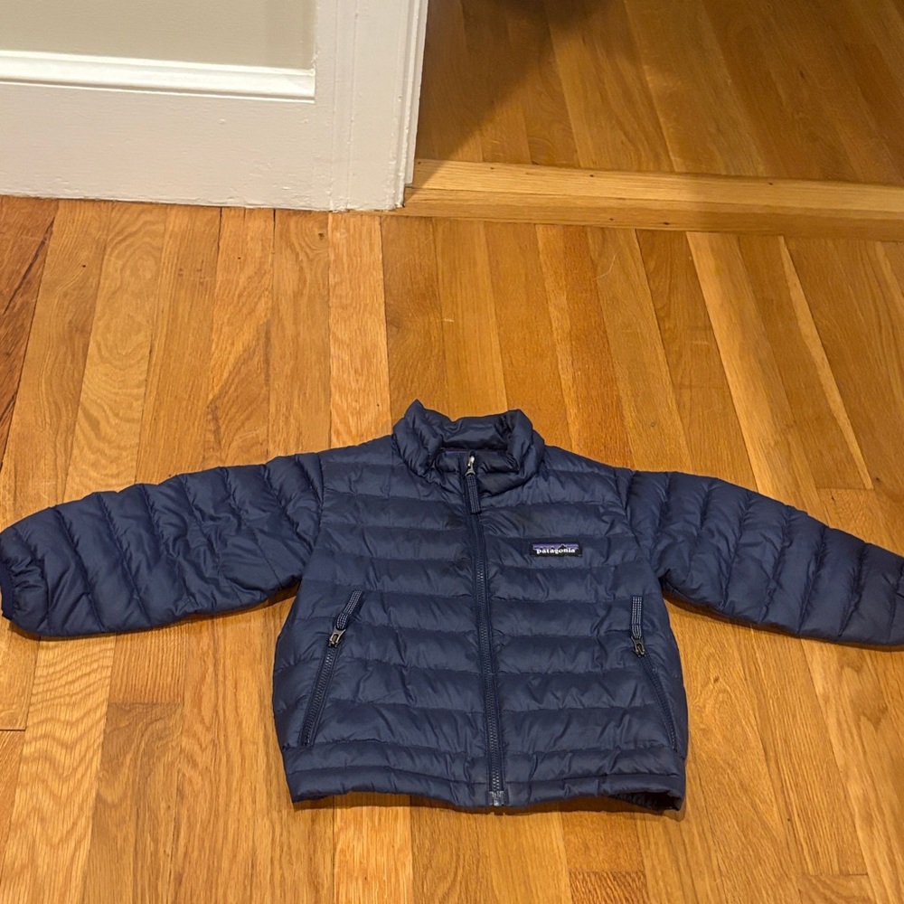 Patagonia Kids Blue Puffer Jacket